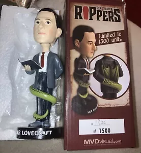 H.P.LOVECRAFT LIMITED EDITION 7" BOBBLEHEAD w/BOX RUE MORGUE RIPPERS CTHULHU-NEW - Imagen 1 de 14