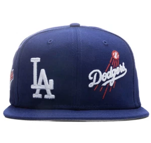 New Era 59Fifty MLB Los Angeles Dodgers Patch Pride Fitted Hat Blue 60138915 - Picture 1 of 4
