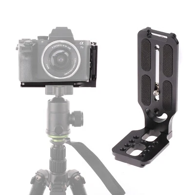 Universal DSLR Camera L Bracket Holder Vertical Tripod Head Quick Release Plate - Image 1 of 4