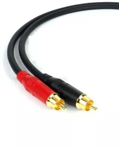 1-20 pies Mogami 22AWG Amphenol Dorado 2-RCA HI-FI Sonido Estéreo Audio Cable Doble - Imagen 1 de 9
