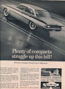 Anuncio de revista - 1961 - Pontiac Tempest - Imagen 1 de 1