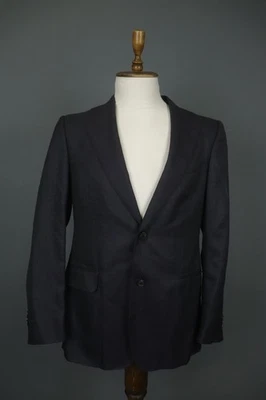 Chaqueta Blazer Salvatore Ferragamo Negra Solapa Muesca Única Talla 52 Foto 1 de 4