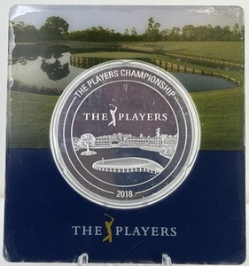 2018 Solomon Islands - The Players Championship - 1.5 oz 999 Silver Proof - Golf - Picture 1 of 4