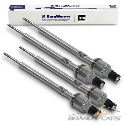4x BERU GLOW PLUG FOR OPEL ASTRA J CASCADA INSIGNIA A ZAFIRA TOURER C 2.0 CDTI  - Image 1 of 4