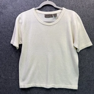Signature Expressions Damen Pullover Elfenbein Large Acryl Rundhalsausschnitt - Bild 1 von 11
