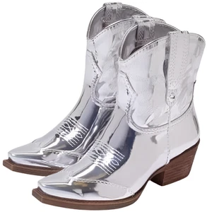 Botas para mujer Circus Ny By Sam Edelman Josephina plateadas suaves 7,5 M - Imagen 1 de 1