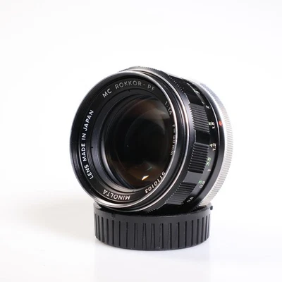 Minolta MC Rokkor-PF 58mm f/1.4 SR Fast Prime Lens Adaptable TESTED!! - Image 1 of 4