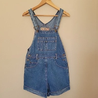 Mono corto vintage Express azul con puños talla M grunge años 90 Y2K emo preppy  Foto 1 de 4