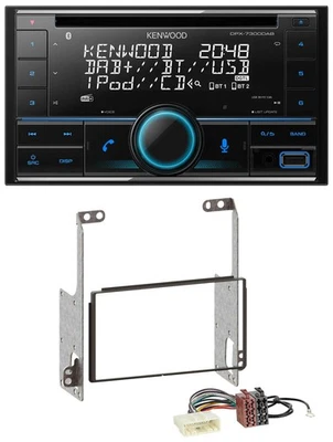 Kenwood CD 2DIN DAB USB MP3 Bluetooth Autoradio für Nissan X-Trail 2007-2014 - Bild 1 von 4