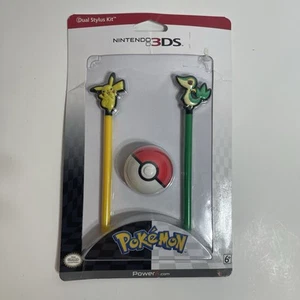 Pokemon Dual Stylus Kit - Nintendo 3DS 2012 **BRAND NEW** Pikachu Pokeball Snivy - Picture 1 of 5