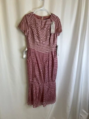 JS Collections Ombre Soutache Short Sleeve Cocktail Dress sz 12 MSRP $238 - Image 1 of 4