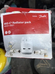 Danfoss Randall Ras-C2 15mm TRV + Lockshield Valve Combi Pack - Picture 1 of 2