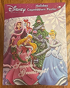 Disney Princess Holiday Countdown Poster 11x14 Advent Calendar still wrapped - Picture 1 of 2
