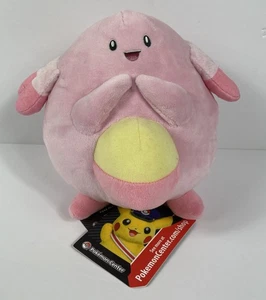 Pokemon Plush Chansey Pink 8" Poke Stuffed Toy Pokemon Center Original NEW 2018 - Picture 1 of 3