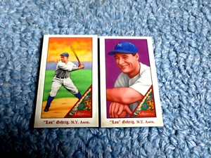 Helmar Colgan's Chips Lou Gehrig X zwei Baseballkarten, sehr schön und selten NM - Bild 1 von 5