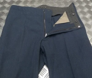 Vintage Air Force Trouser Uniform Dress Nordic Old Pattern Style 38" - Picture 1 of 7
