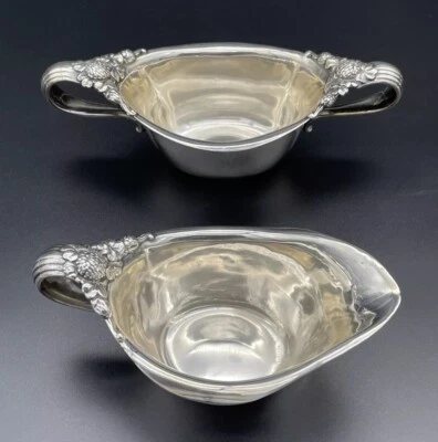 Crema y azúcar trébol de plata esterlina Tiffany sin monograma Foto 1 de 4