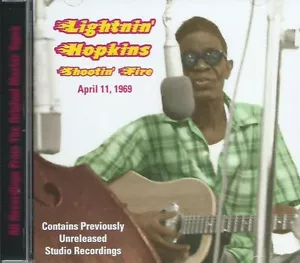 LIGHTNIN' HOPKINS - SHOOTIN' FIRE 1969 UNRELEASED STUDIO TEXAS BLUES SEALED CD - Picture 1 of 1