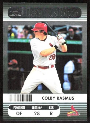 2009 8494C Topps Ticket to Stardom Colby Rasmus St. Louis Cardinals #TTS-3 - Image 1 of 2