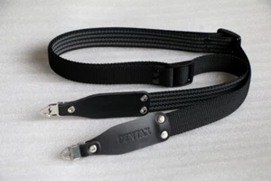 Black Camera Shoulder Neck Strap Belt For Pentax 67II 645N2 645 6X7 - Picture 1 of 4
