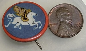 c.1944-1945 Coca Cola Patrol Squadron 11 VP-11 PEGASUS Insignia WWII BUTTON - Picture 1 of 5