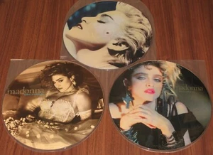 MADONNA Oficial JAPÓN PROMO SOLO 3 x PANTALLA FICTICIA Juego de discos de imagen LP en tienda - Imagen 1 de 12