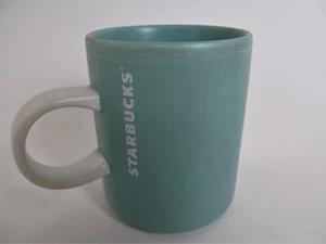 Starbucks Coffee Mug Cup Green Teal Mint Cloud Marble Shimmer 12 oz 2019 - Picture 1 of 7