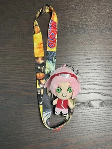 Llavero de peluche Naruto Shippuden Sakura anime cordón - Imagen 1 de 11