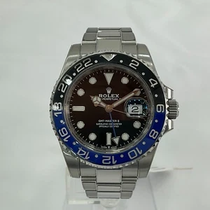 New 2023 Full Set Rolex Batman GMT Master II 126710BLNR Complete Black/Blue - Picture 1 of 7