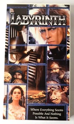 LABYRINTH 1999 VHS TAPE STARRING DAVID BOWIE UNPLAYED ORIGINAL FACTORY TAPE - Image 1 of 3