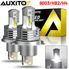 Auxito H4 9003 Led Headlight Bulbs Conversion Kit High Low Beam 6500K White 2X