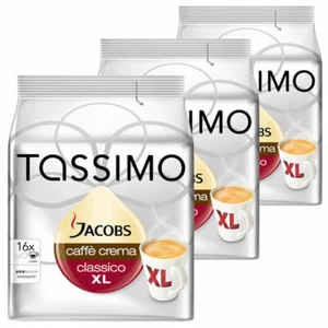 TASSIMO JACOBS Caffè Crema Classico XL,Kaffee,KAPSEL,Röstkaffee, 3x16 T-DISCS - Bild 1 von 2