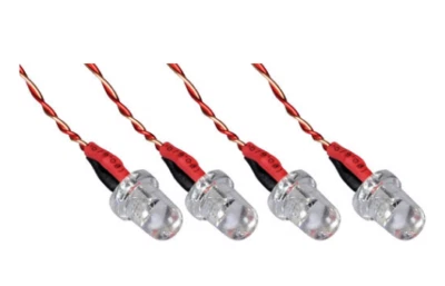 Hubsan X4 H107D 5.8Ghz Red LED (H107C-a33) 3.7v Red LED Lights Set Night - Image 1 of 3