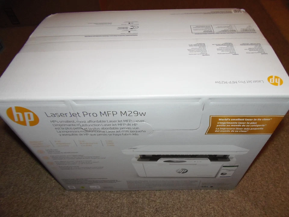 New Sealed HP LaserJet Pro M29w Wireless All-in-One Laser Printer Y5S53A - Image 1 of 1