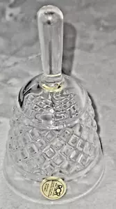 Royn Crystal Rock Bell Made In Italy Per Alimenti 4 1/2" BELL 24% Lead P1 - Picture 1 of 5