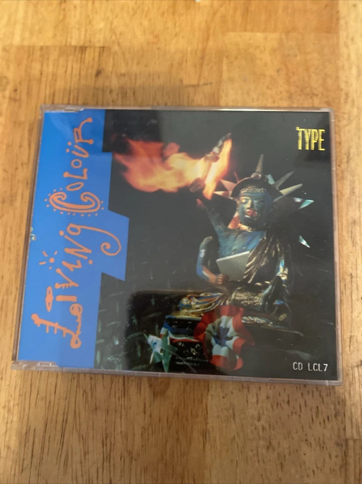 Living Colour Type UK Import 4 Track CD 1990 Epic Records Issue Foto 1 de 4