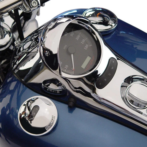 National Cycle 2000-2007 FXSTD Softail Deuce Harley Davidson SPEEDOMETER COWL CH - Image 1 of 1
