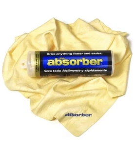 The Absober Synthetic Drying Car Cleaning Washing Clothes 27 x 17 Color Natural - Picture 1 of 6