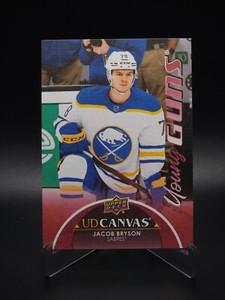 Jacob Bryson 2021-22 Upper Deck Series 1 Hockey Young Guns Canvas RC Sabres C101