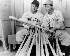 JIMMIE FOXX MEL OTT 8X10 PHOTO BOSTON RED SOX NY GIANTS BASEBALL PICTURE MLB - Picture 1 of 1