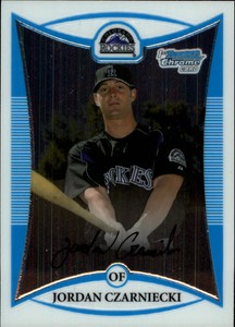 2008 (ROCKIES) Bowman Chrome Prospects #BCP77 Jordan Czarniecki