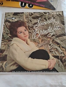 Sincerely By Brenda Lee Decca Records Vinyl Record - Imagen 1 de 4