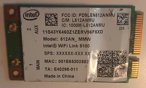 Original HP 506678-001 Intel WiFi Link 5100 512AN_MMW Dual Band b/a/g/n PCIe - Picture 1 of 2