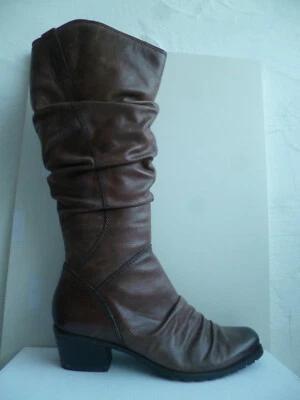 Marco Tozzi Boots Ankle Boots Shaft Boots Shoes Leather Brown 25524 - Image 1 of 4