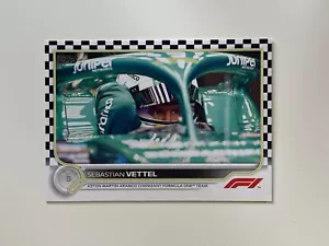 Sebastian Vettel 2022 Topps F1 Checker Flag #11 - Picture 1 of 2