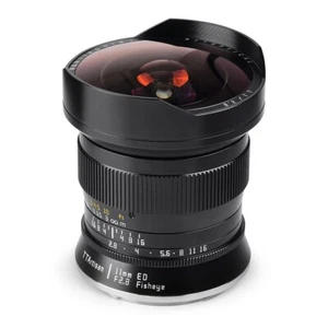 TTArtisan Fisheye 11 mm f/2,8 pour appareil photo monté Canon EF (EOS, plein format) = noir= - Photo 1/6