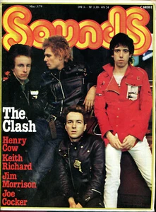THE CLASH : magazine cover & six page article in SOUNDS März 3/79 - Picture 1 of 1