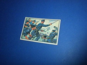U.S. NAVY VICTORIES #30 - Bowman 1954 trading card - Printed in U.S.A.