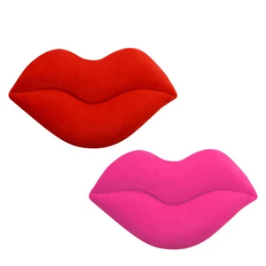 Red Lips Pillow Christmas Stuff Toys Novelty Pillow Hugging Pillows Red Pillow - Picture 1 of 1