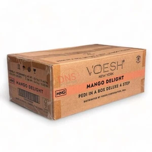 VOESH Pedi In A Box Deluxe 4 Step | MANGO DELIGHT (Box of 50 Sets)